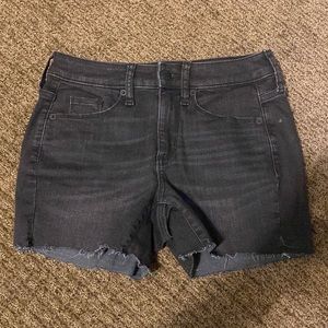 Target Dark Denim High Rise Shorts